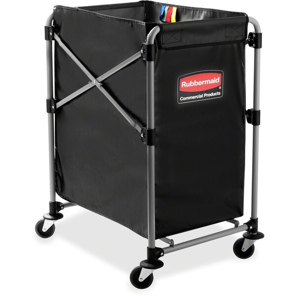 4-Bushel Collapsible X-Cart, 220 lb Load Capacity, 24.1" L, 20.3" W, 24" H